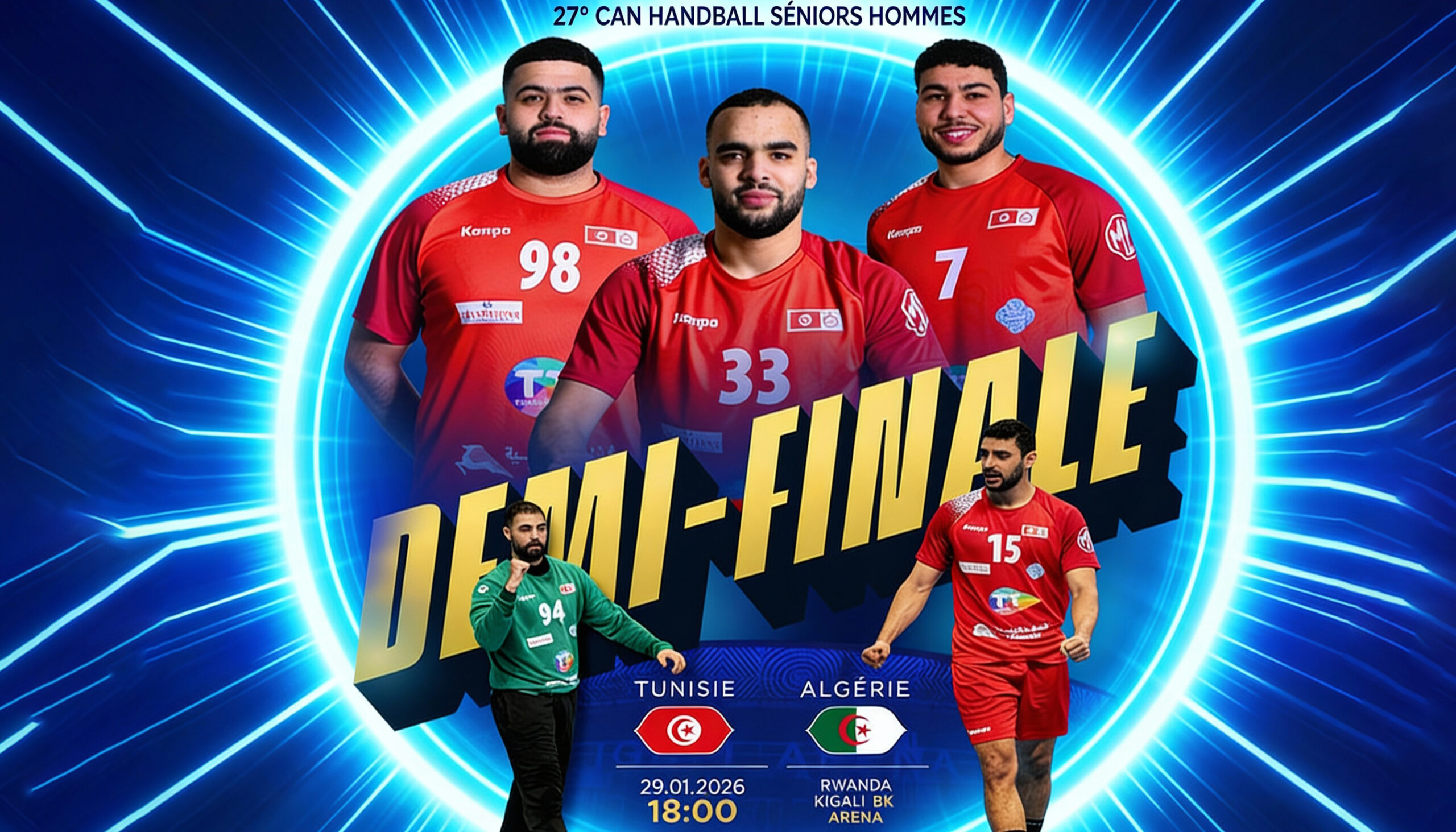 Où suivre en direct la demi-finale Tunisie–Algérie de la CAN...