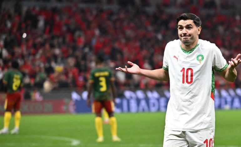 Maroc–Cameroun : 1-0 à la mi-temps