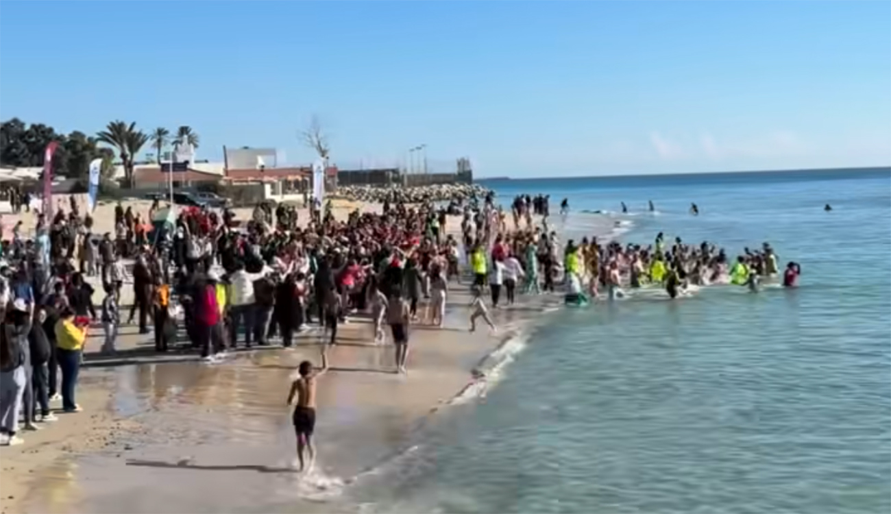 Plongée du Nouvel An à Nabeul : 5 000 participants...