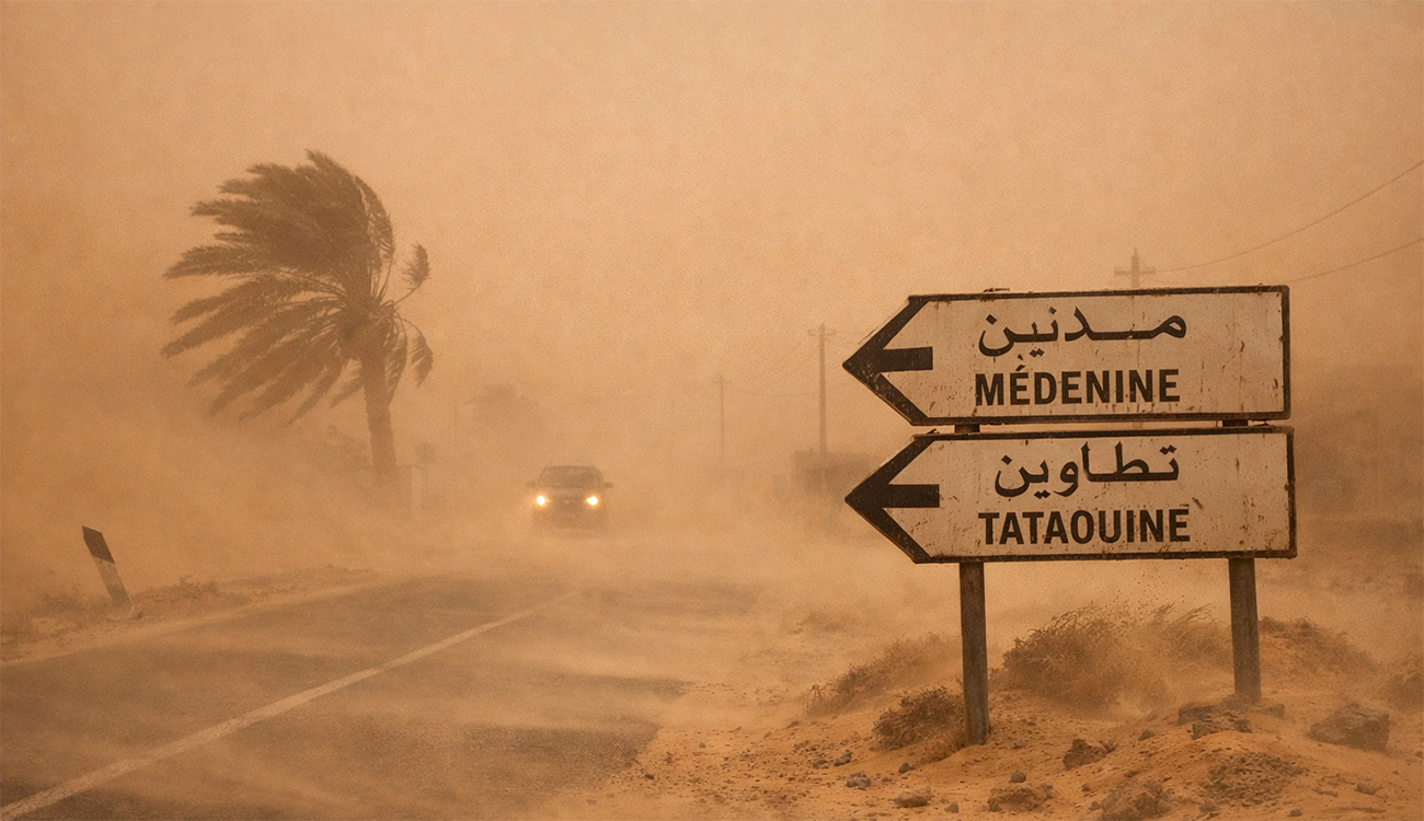 Alerte Météo : Vents de sable et fortes rafales dans...