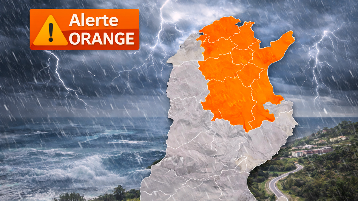 Météo : Alerte orange pour 8 gouvernorats
