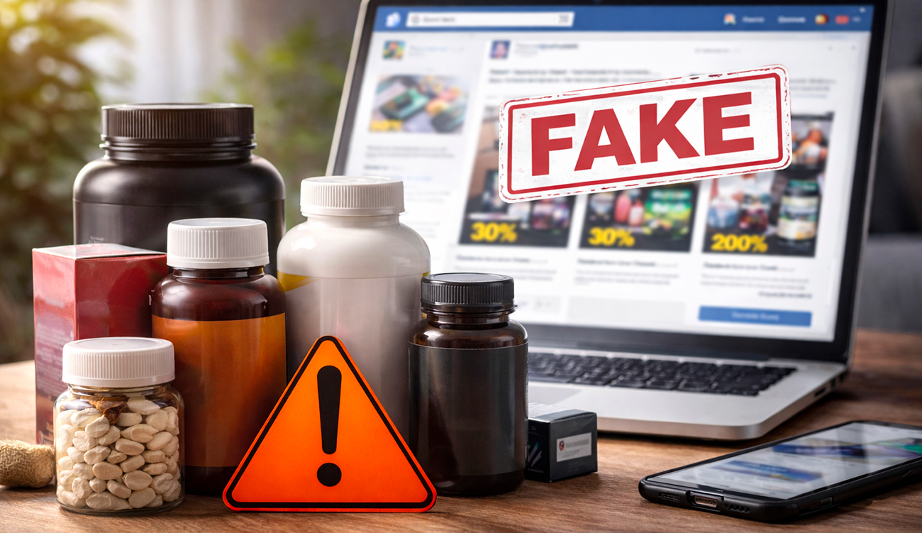 Vente de faux compléments alimentaires sur Facebook : mise en...