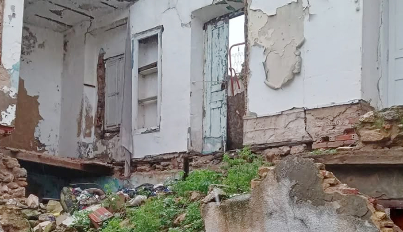 Centre-ville:  effondrement de cinq bâtiments menaçant ruine à cause...