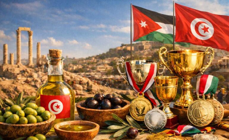 بعد 307 جوائز دولية، زيت الزيتون التونسي يتألق في السوق الأردنية