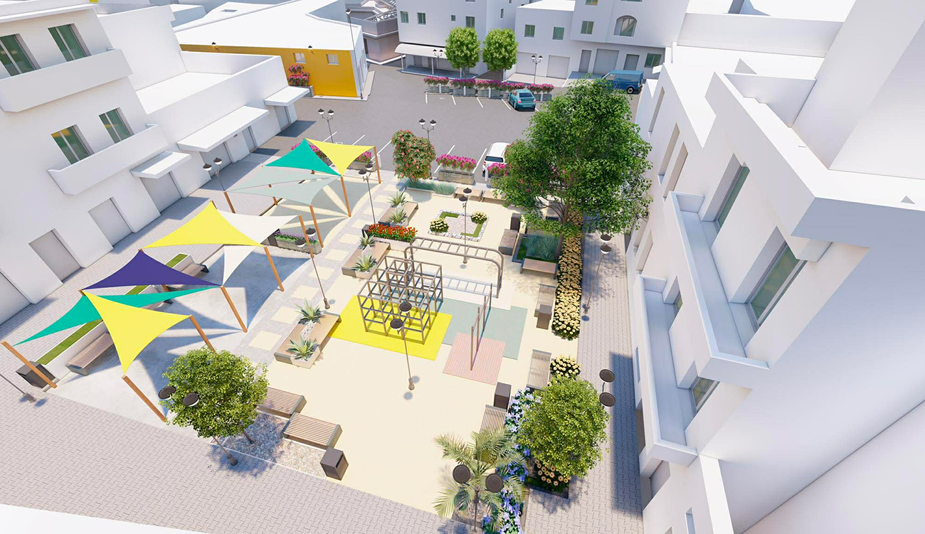 Inauguration de la Place Garibaldi et de la Rue Victor...