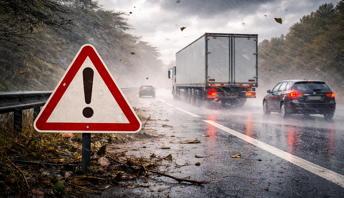 Vents violents : l’ONSR appelle les usagers de la route...