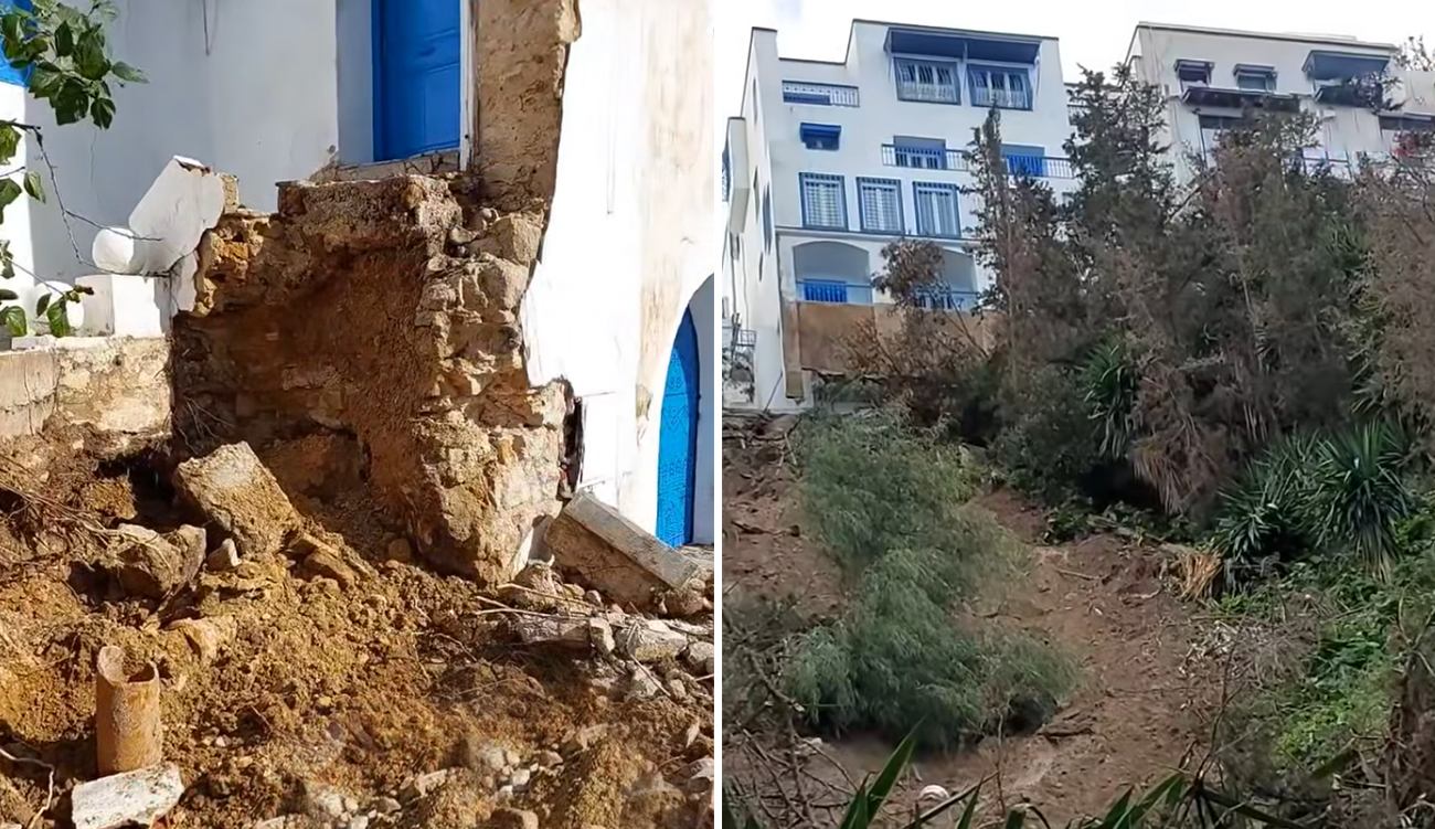 Sidi Bou Saïd : circulation interdite et habitations évacuées dans...