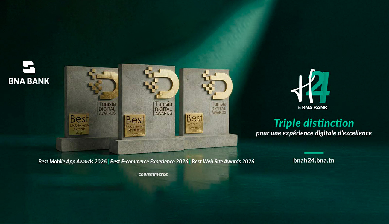 BNA BANK :   BNA H24 décroche trois Gold Awards aux...