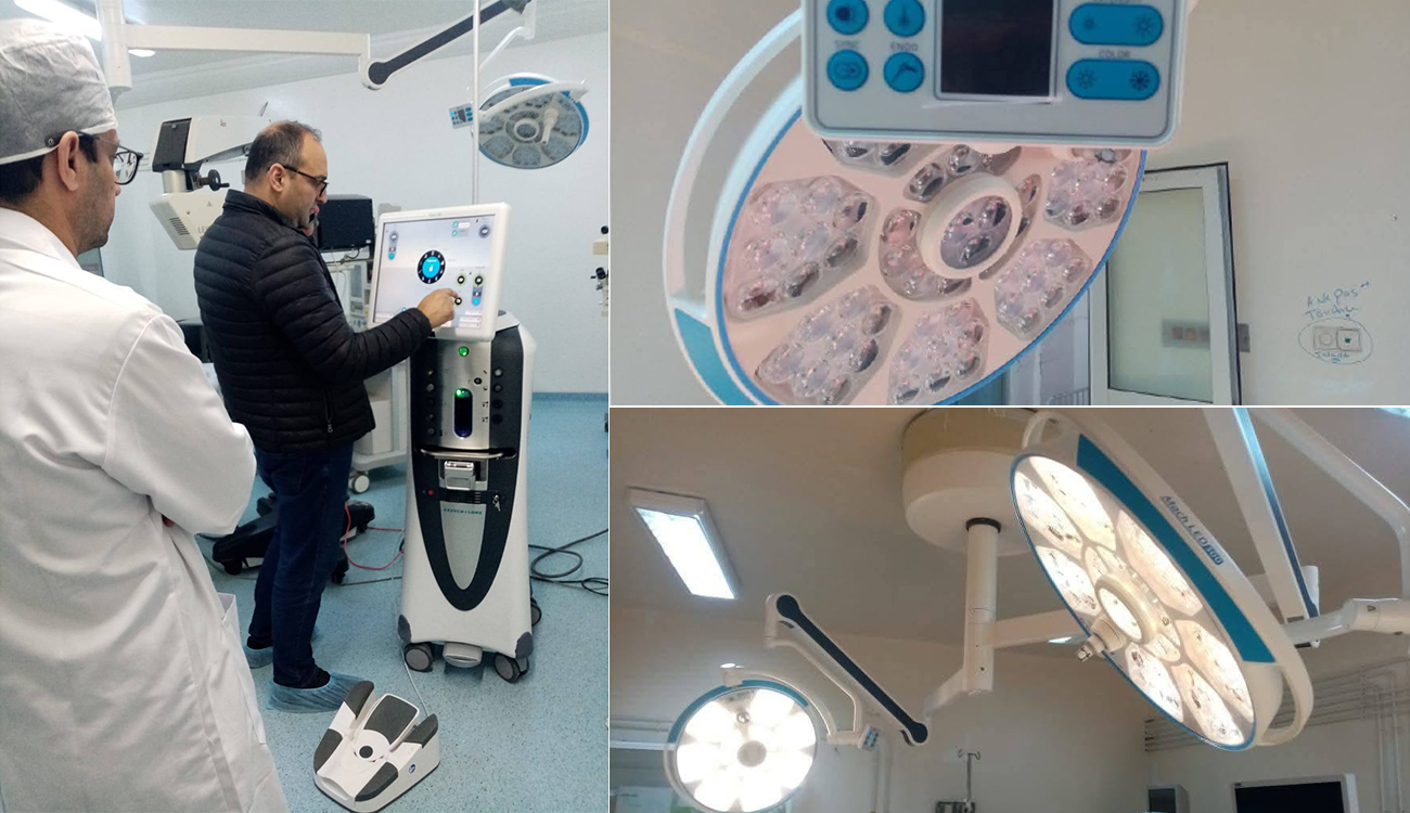 Chirurgie de la cataracte à l&rsquo;hôpital régional de Kebili :...