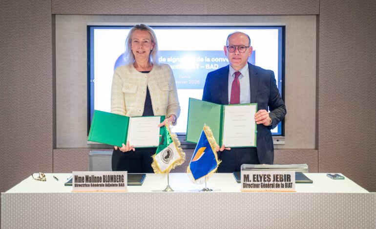 La BIAT et la BAD scellent un partenariat stratégique de 50 millions de dollars soutenir les entreprises tunisiennes