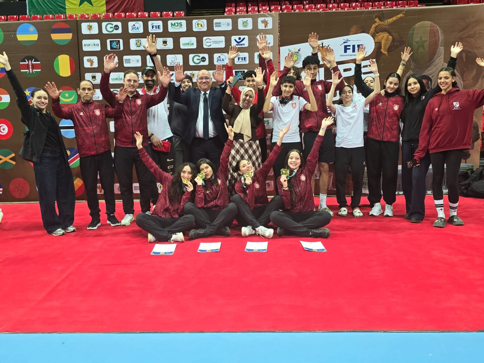 Sabre : la Tunisie décroche l’or par équipes juniors dames...