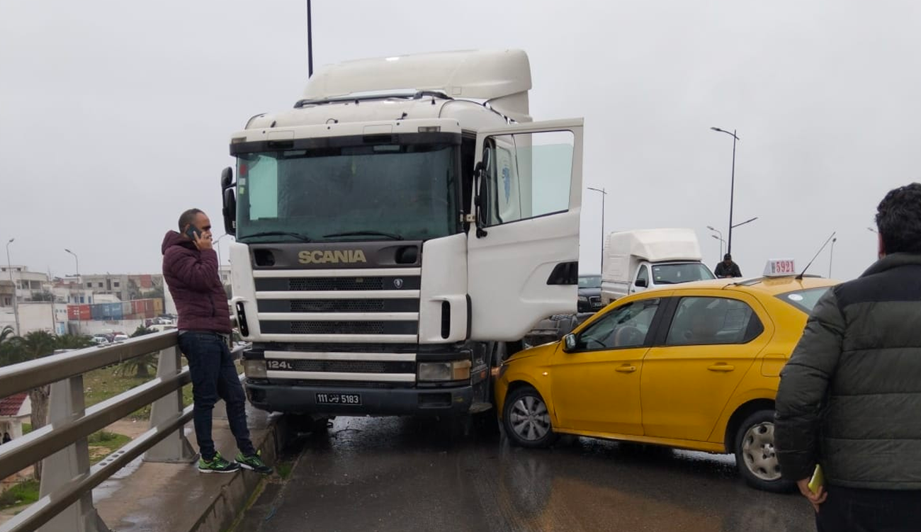 Ben Arous- pont Yasminat: le trafic paralysé par un accident...
