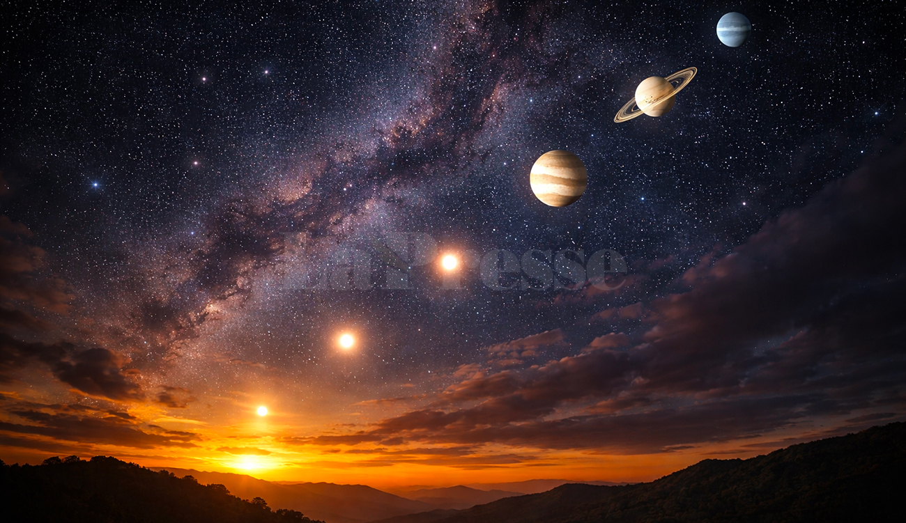 28 février : un rare alignement de six planètes illuminera...