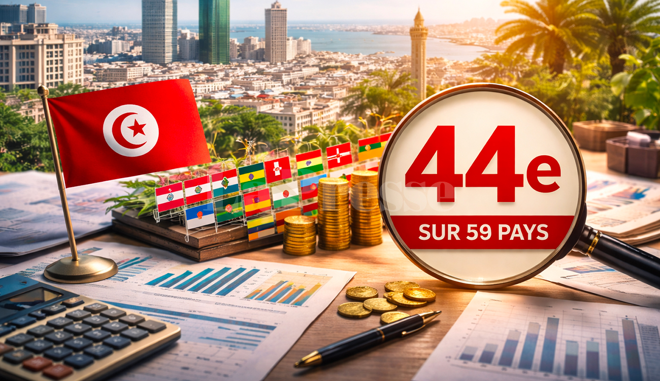 Climat des affaires : la Tunisie classée 44e sur 59...