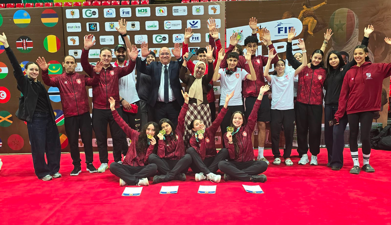 Sabre : la Tunisie décroche l’or par équipes juniors dames...