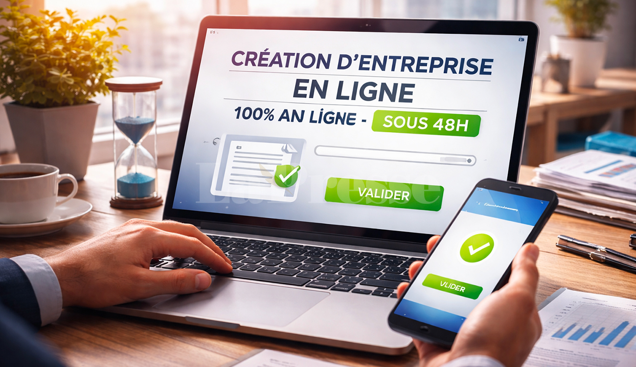 Vers la création d’entreprises 100 % en ligne en moins...