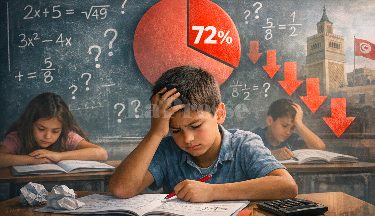 72% des élèves éprouvent des difficultés en mathématiques