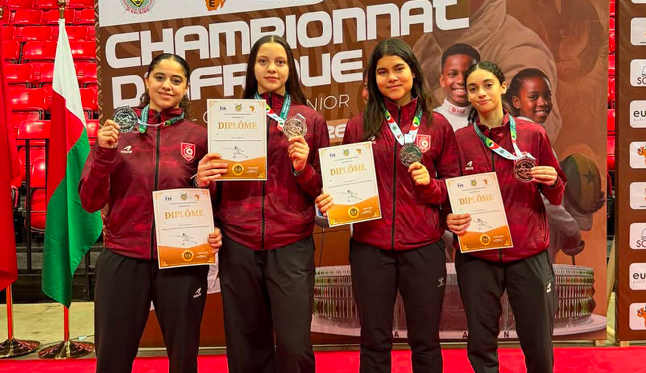 Sénégal-Championnats d’Afrique d’Escrime  : 4 nouvelles médailles pour la...