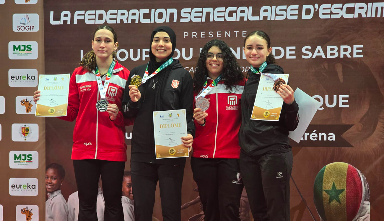 Championnat d&rsquo;Afrique d&rsquo;escrime-Dakar : De l&rsquo;or et du bronze pour...