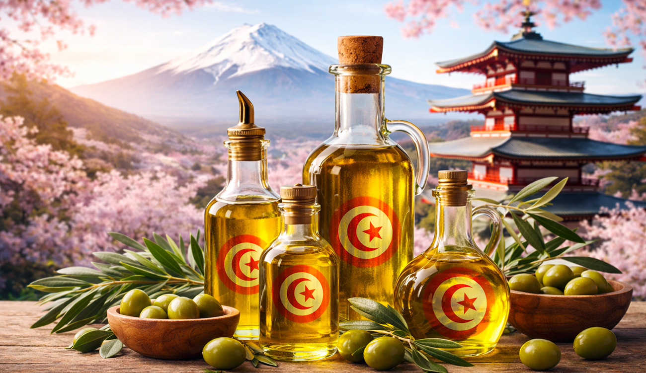 Huile d’olive conditionnée : La Tunisie cinquième fournisseur du Japon