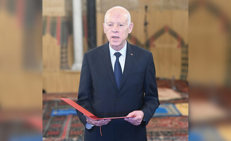 Kaïs Saïed présente ses vœux aux Tunisiens à l’occasion du Ramadan depuis la mosquée Zitouna