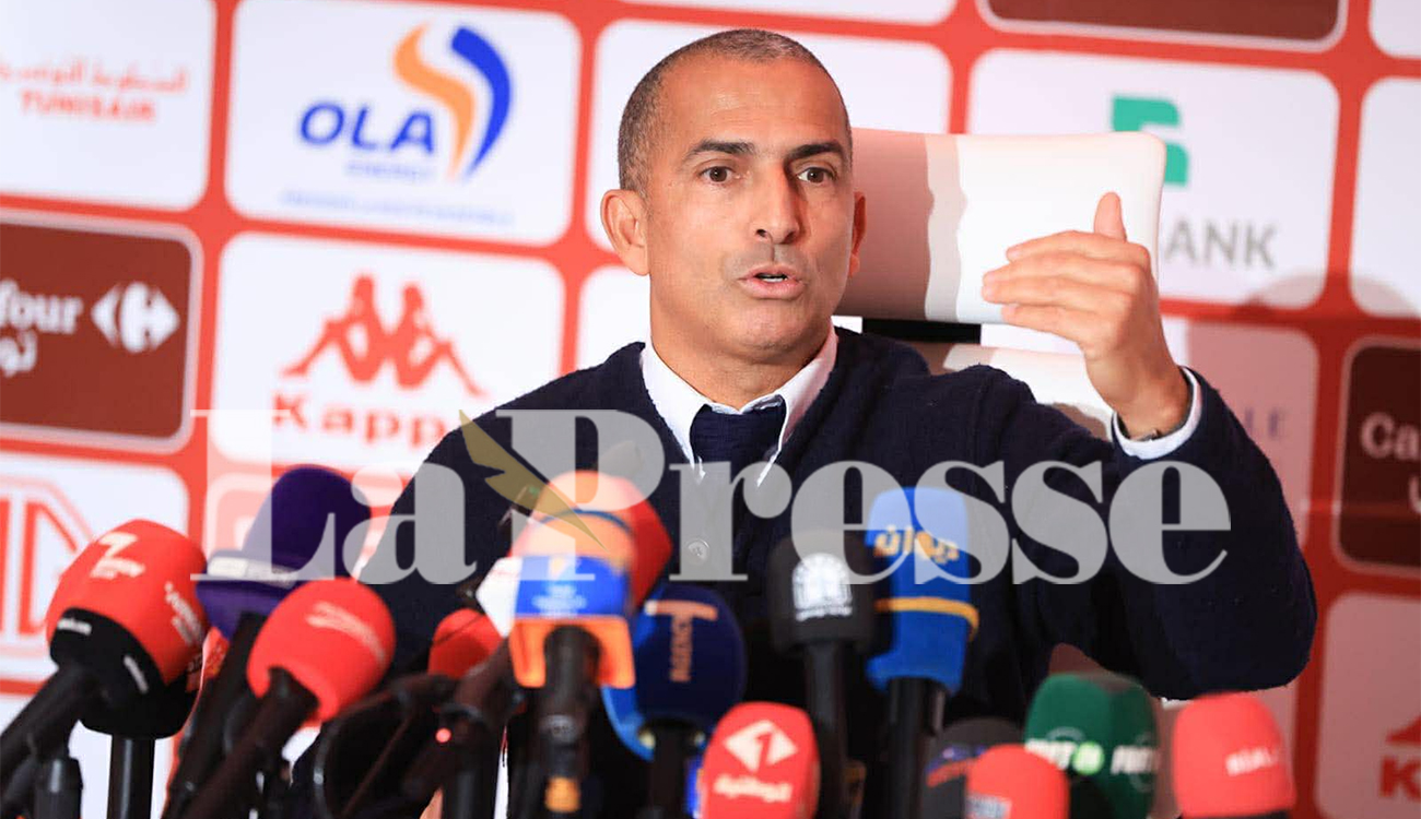 Point de presse de Sabri Lamouchi, nouveau sélectionneur national :...