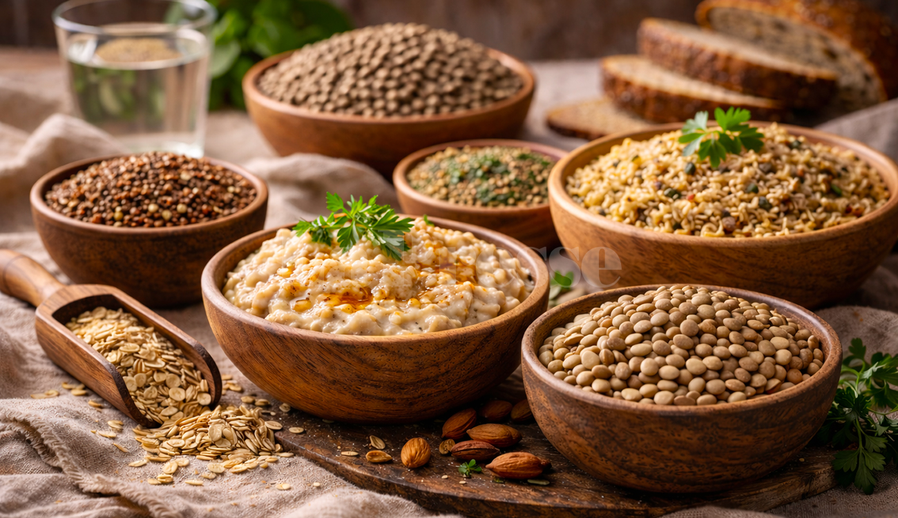 Ramadan : les céréales complètes et légumineuses recommandées pour le...