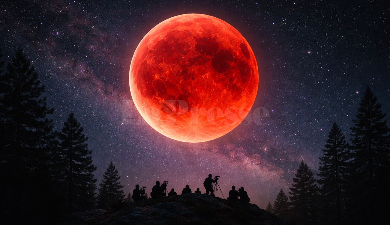 Une « lune de sang » bientôt visible dans le...
