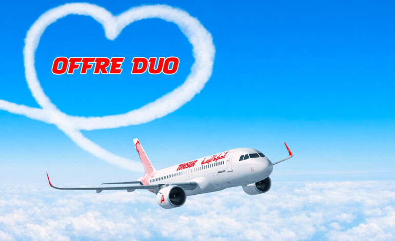 Saint-Valentin : une forte réduction annoncée sur les vols Tunisair