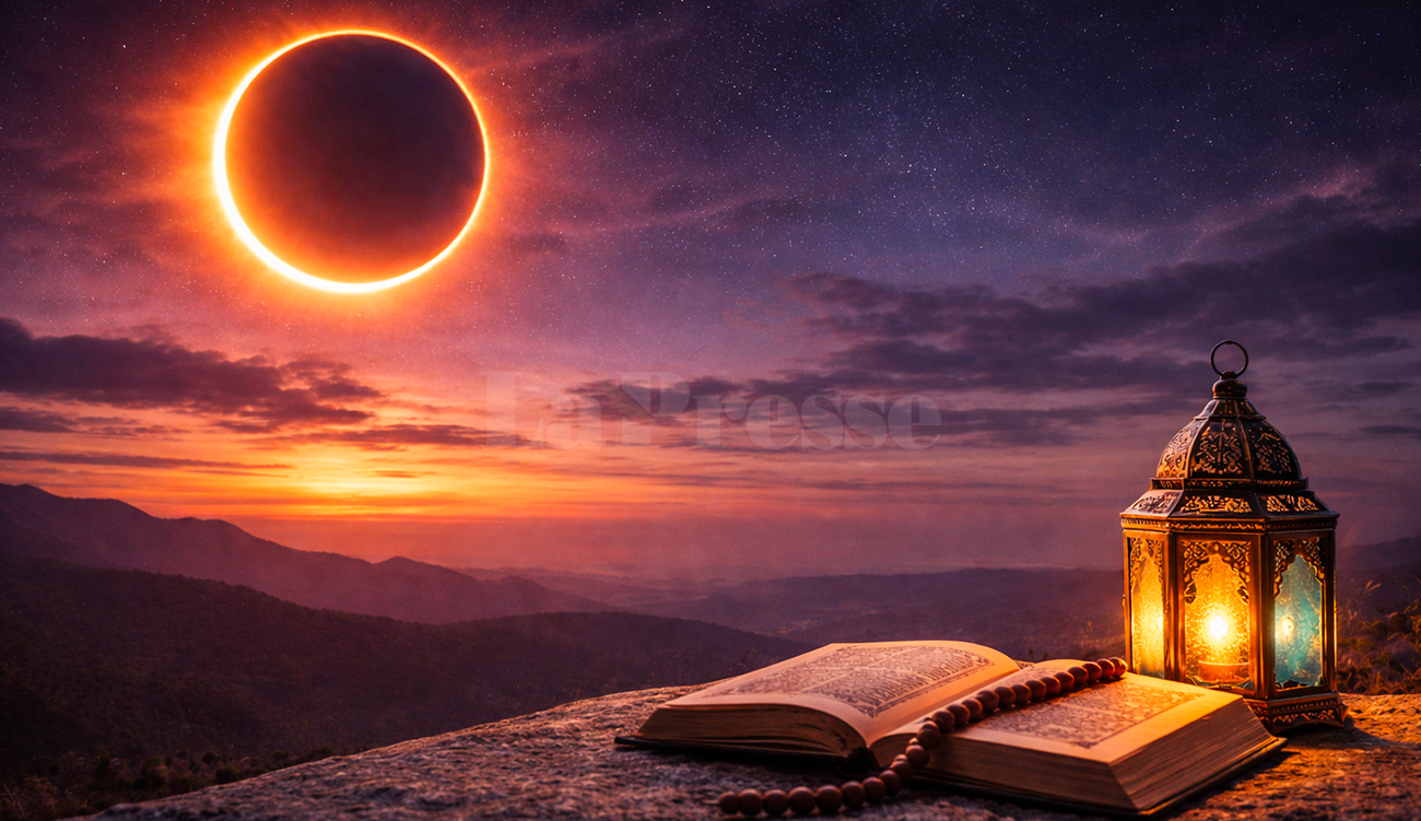 Un événement astronomique rare le jour du croissant de Ramadan...