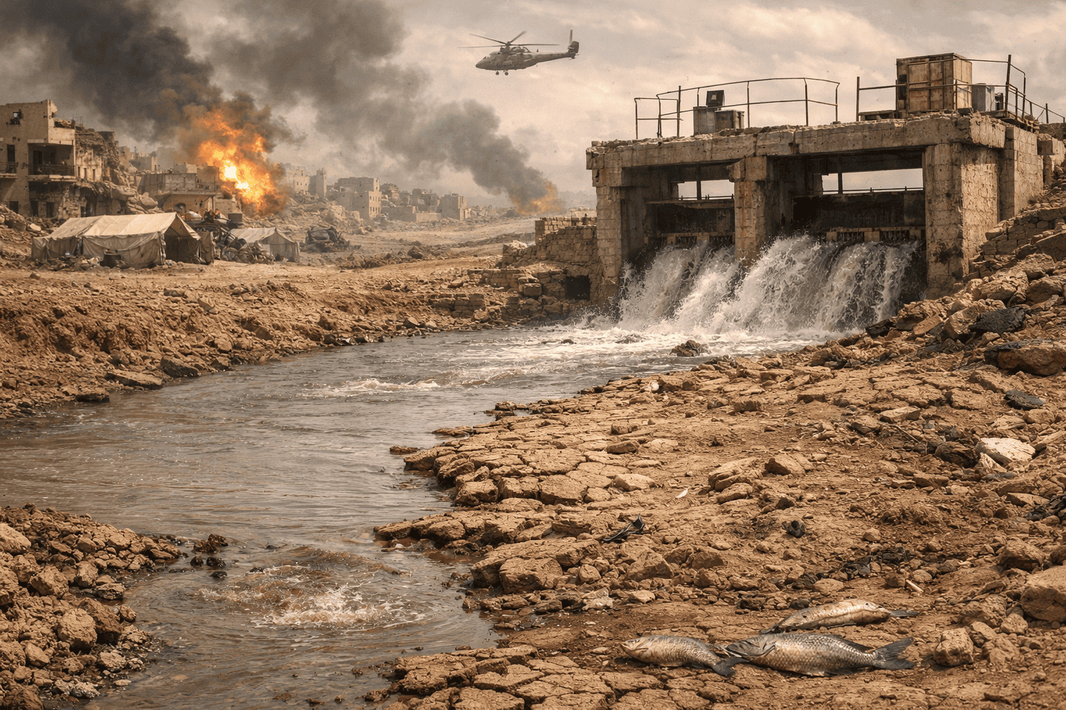 Conflits au Moyen-Orient : l’eau devient une arme, quelles conséquences...