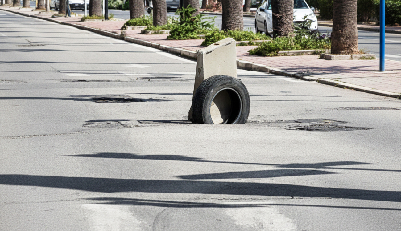 Arrêt sur image : Bitume en ruine