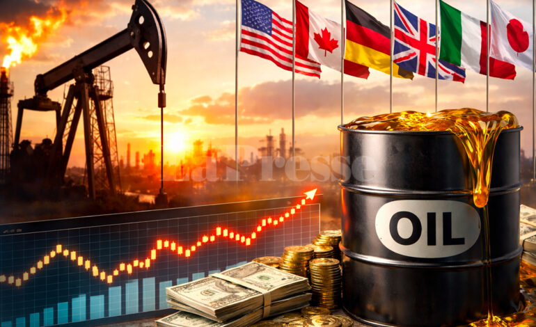 Pétrole : Le G7 prend des mesures pour atténuer la flambée des cours