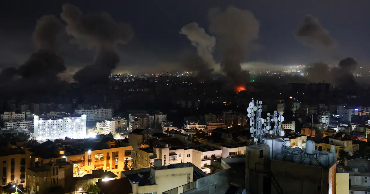 L&rsquo;armée sioniste lance des frappes « à grande échelle » dans la...