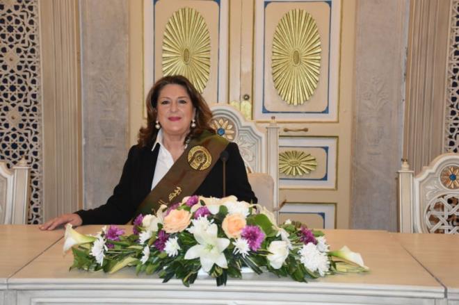 Raja Yassine Bahri, première femme élue à la tête de...