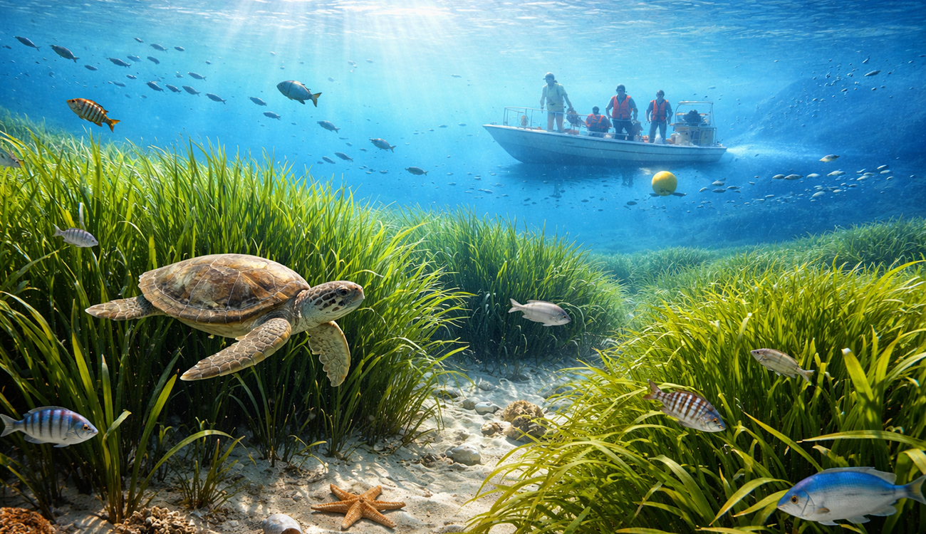 Carbone bleu : un projet de 2 millions d’euros pour...