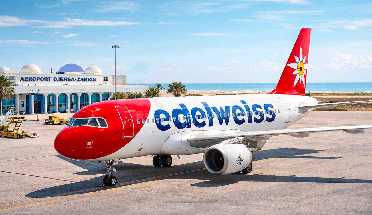 Edelweiss Air lance une liaison directe entre Zurich et Djerba