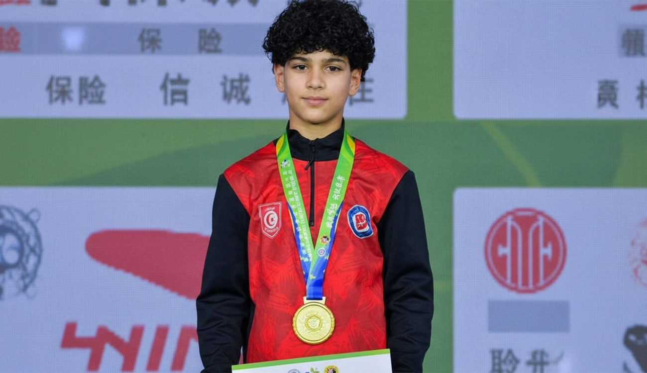 Wushu : le Tunisien Hamza Hammami sacré champion du monde...