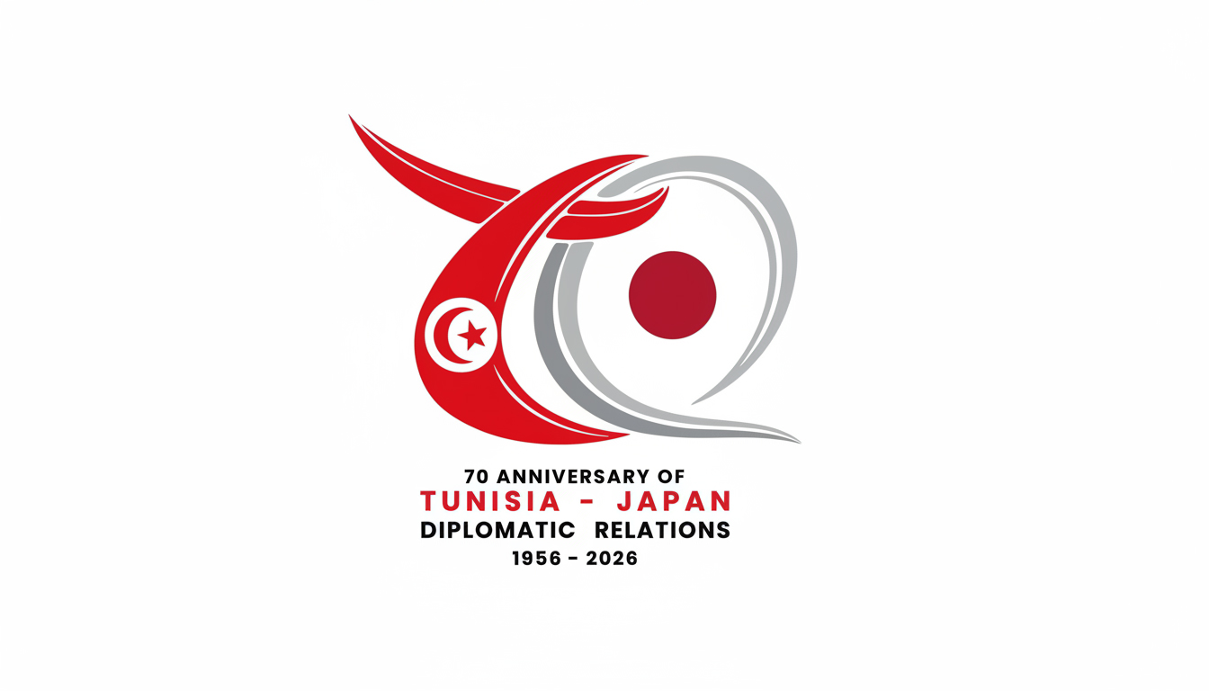 Tunisie-Japon : Un logo pour célébrer 70 ans de relations...