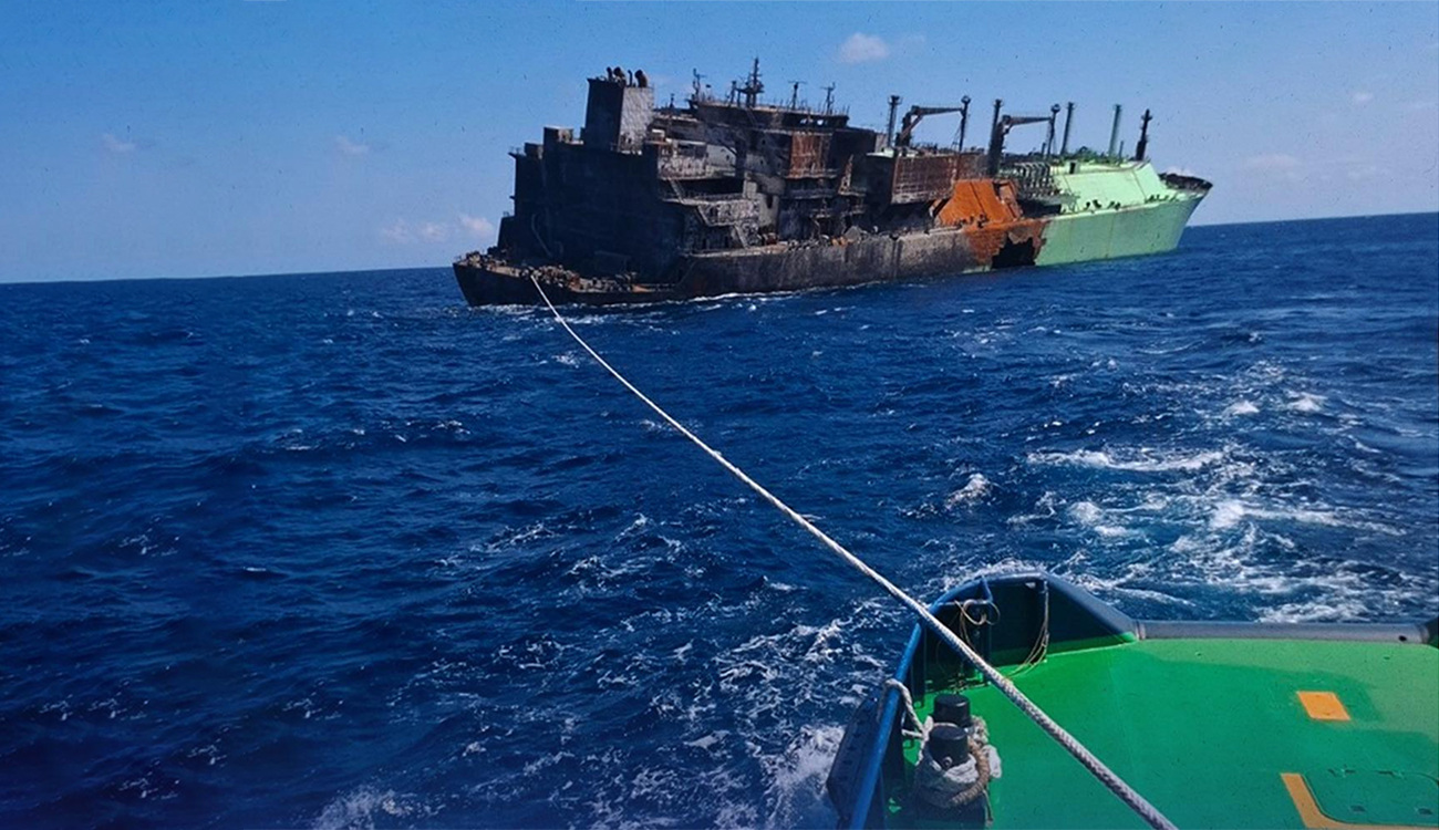 La Libye lance les opérations de récupération du méthanier russe...