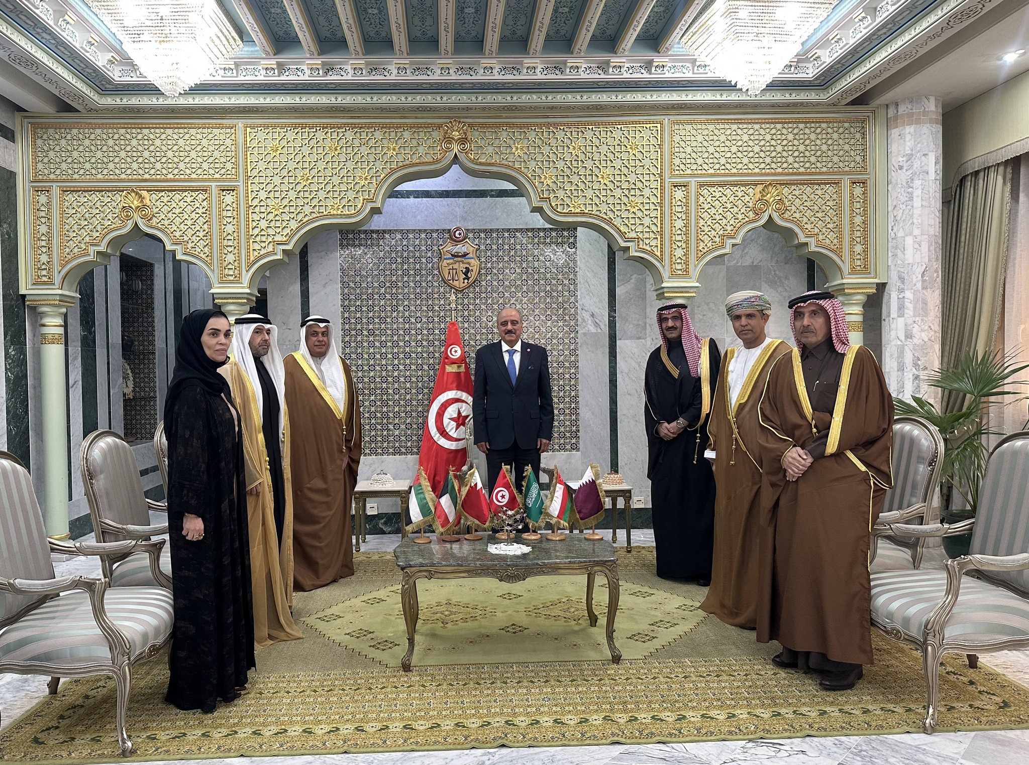 Nafti reçoit les ambassadeurs des pays membres du conseil de...