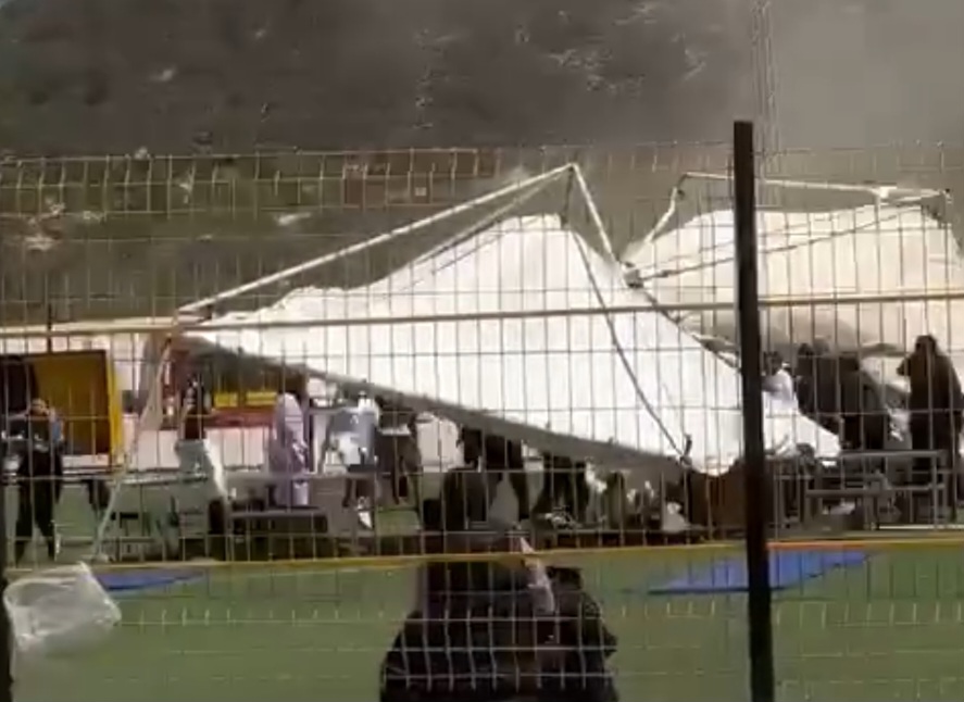 Bac sport à Thala : chute de tentes et de...