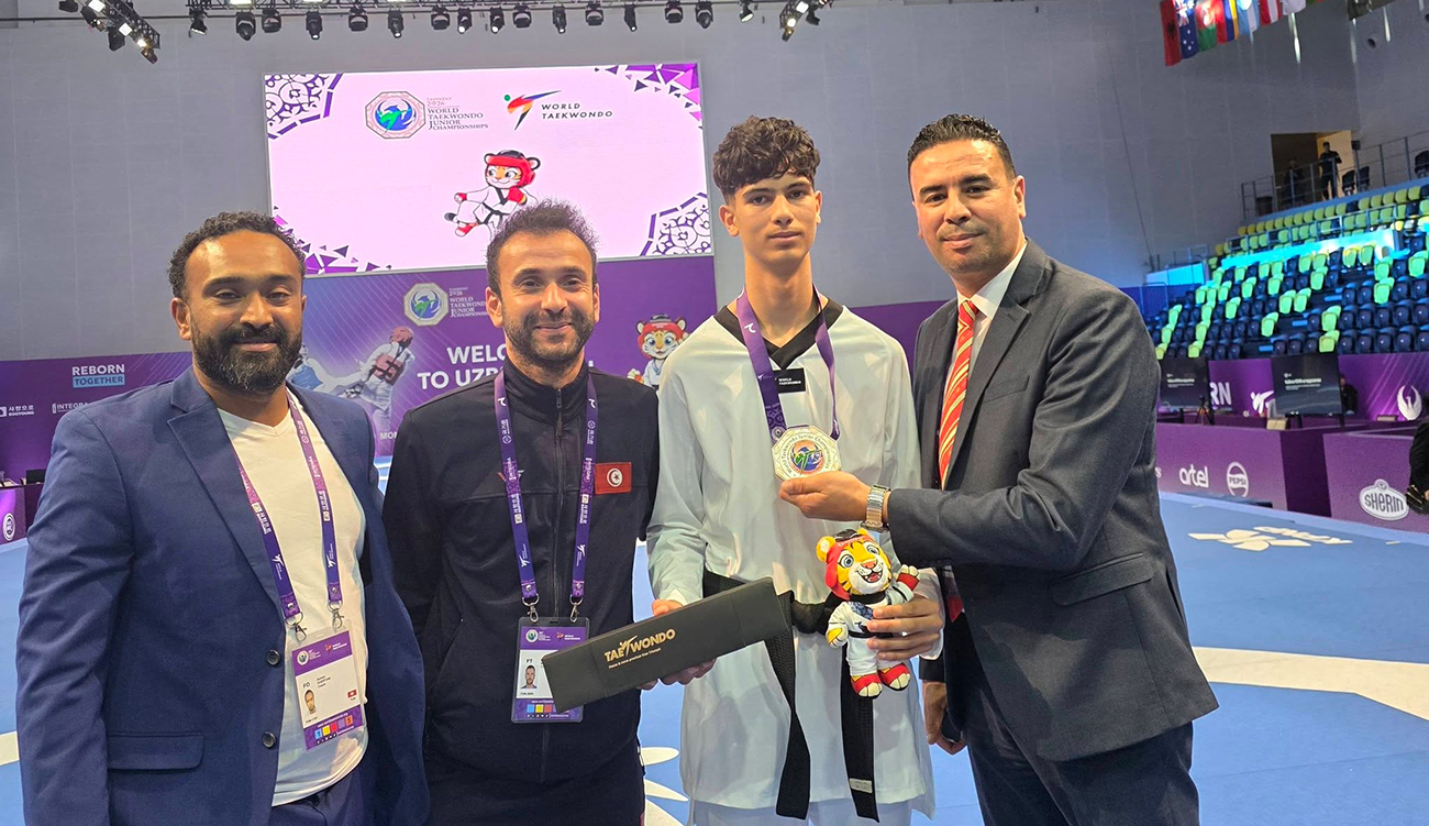 Mondiaux de Taekwondo : le tunisien Adam Hasnaoui décroche la...