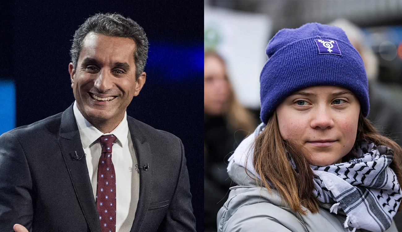 Bassem Youssef et Greta Thunberg classés sur la « liste...