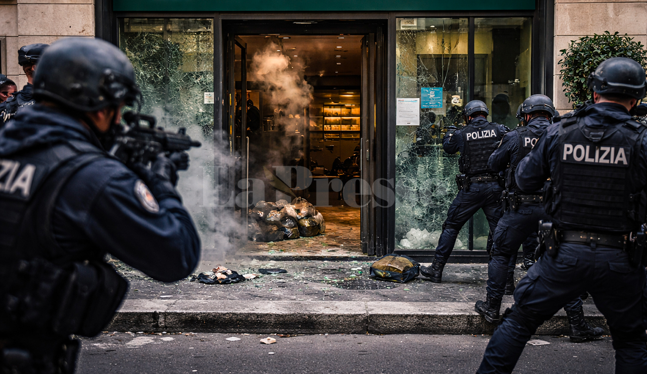 Braquage à « l&rsquo;italienne »à Naples : un commando dévalise le Crédit...