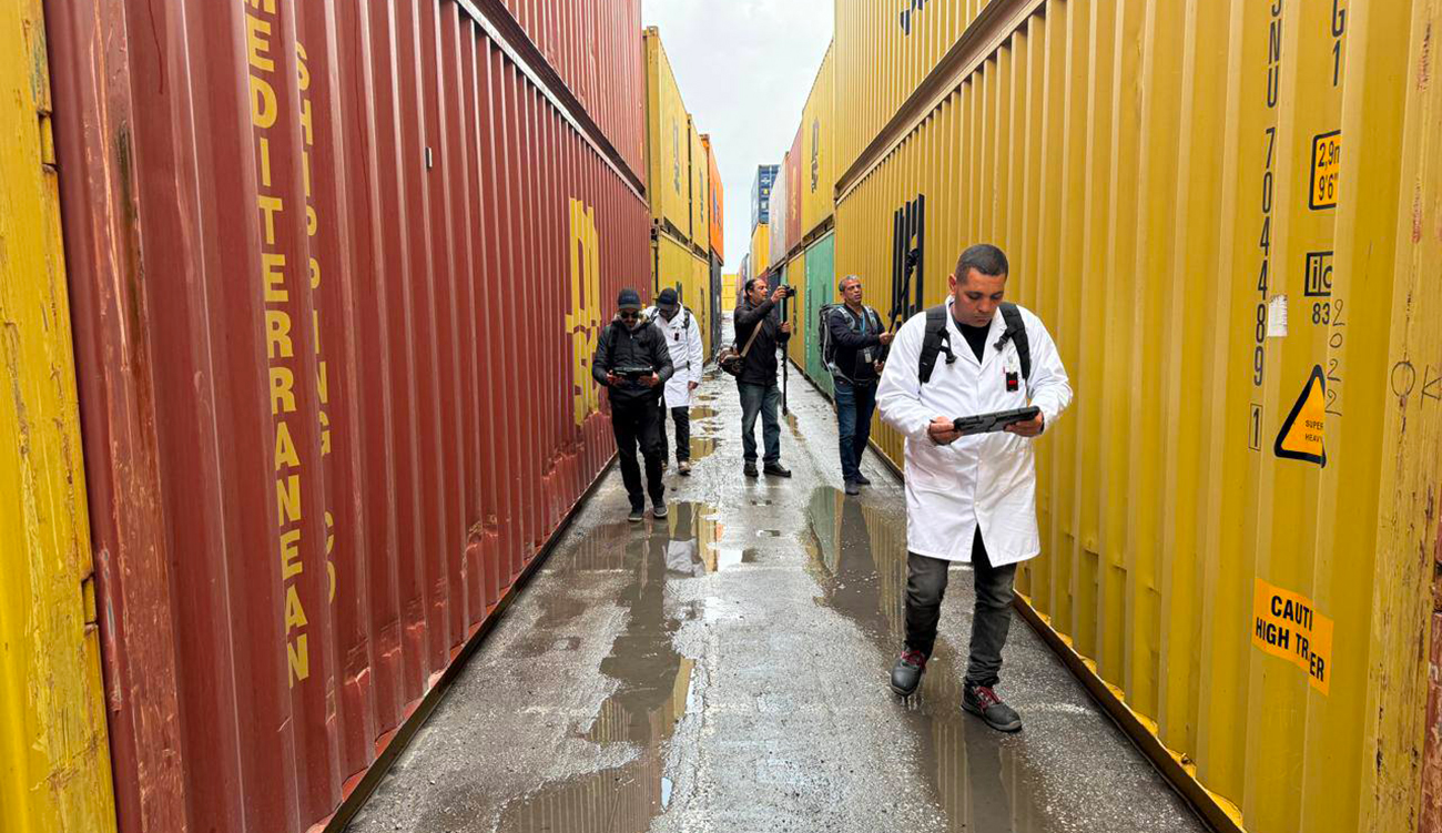 Radès : des laboratoires mobiles mobilisés pour inspecter les conteneurs