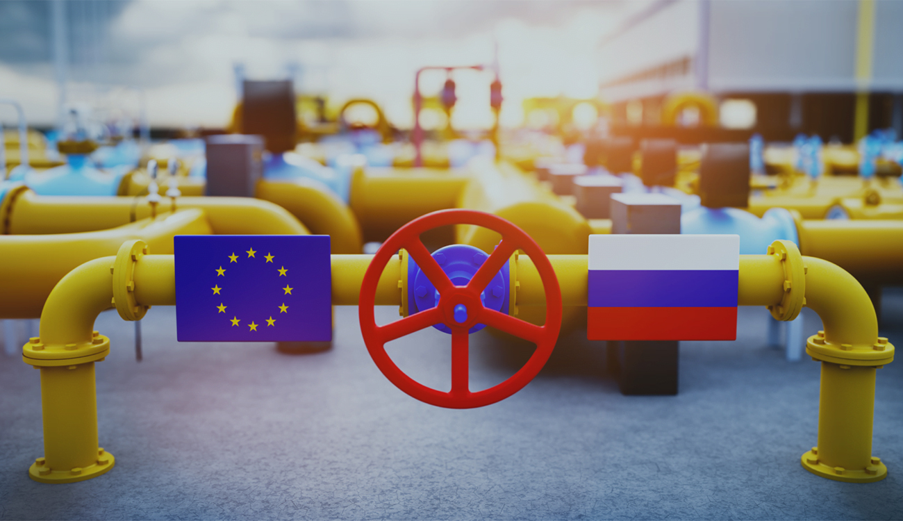 Gaz russe : les exportations  vers l’Europe via les...