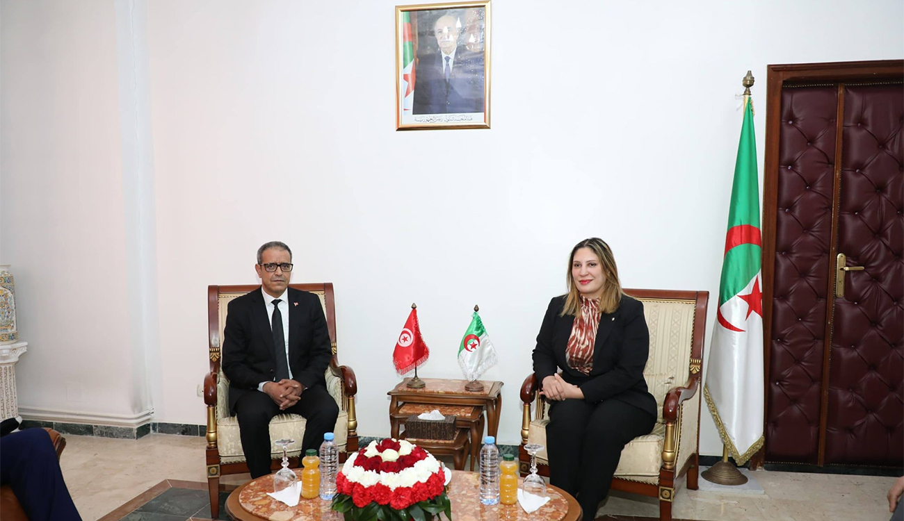 Imed Derbali reçu par Nadjiba Djilali à Alge