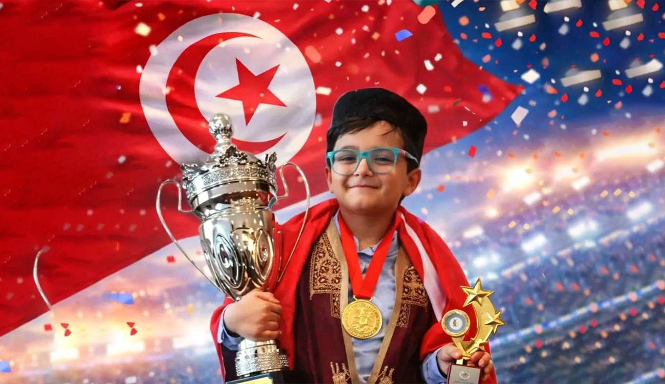 L’élève tunisien, Iyad Bourio, sacré champion du monde de calcul...