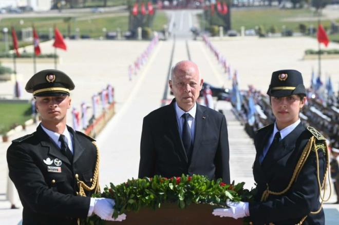 Tunisie : Kaïs Saïed préside la cérémonie du 88ᵉ anniversaire...